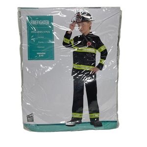 New! Suit Yourself Children’s Firefighter Halloween Costume